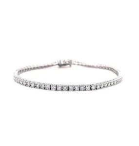 14K W Gold 2cttw F-SI2 Diamond Tennis Bracelet