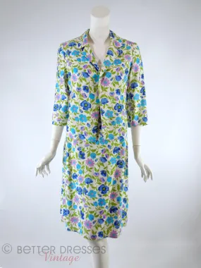 60s/70s Floral Skirt Suit - sm