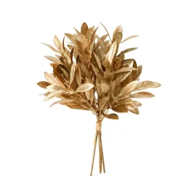 Artplants Leaf Bouquet  Gold