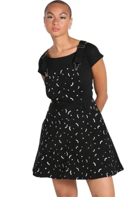 Bat [Black] | PINAFORE DRESS**