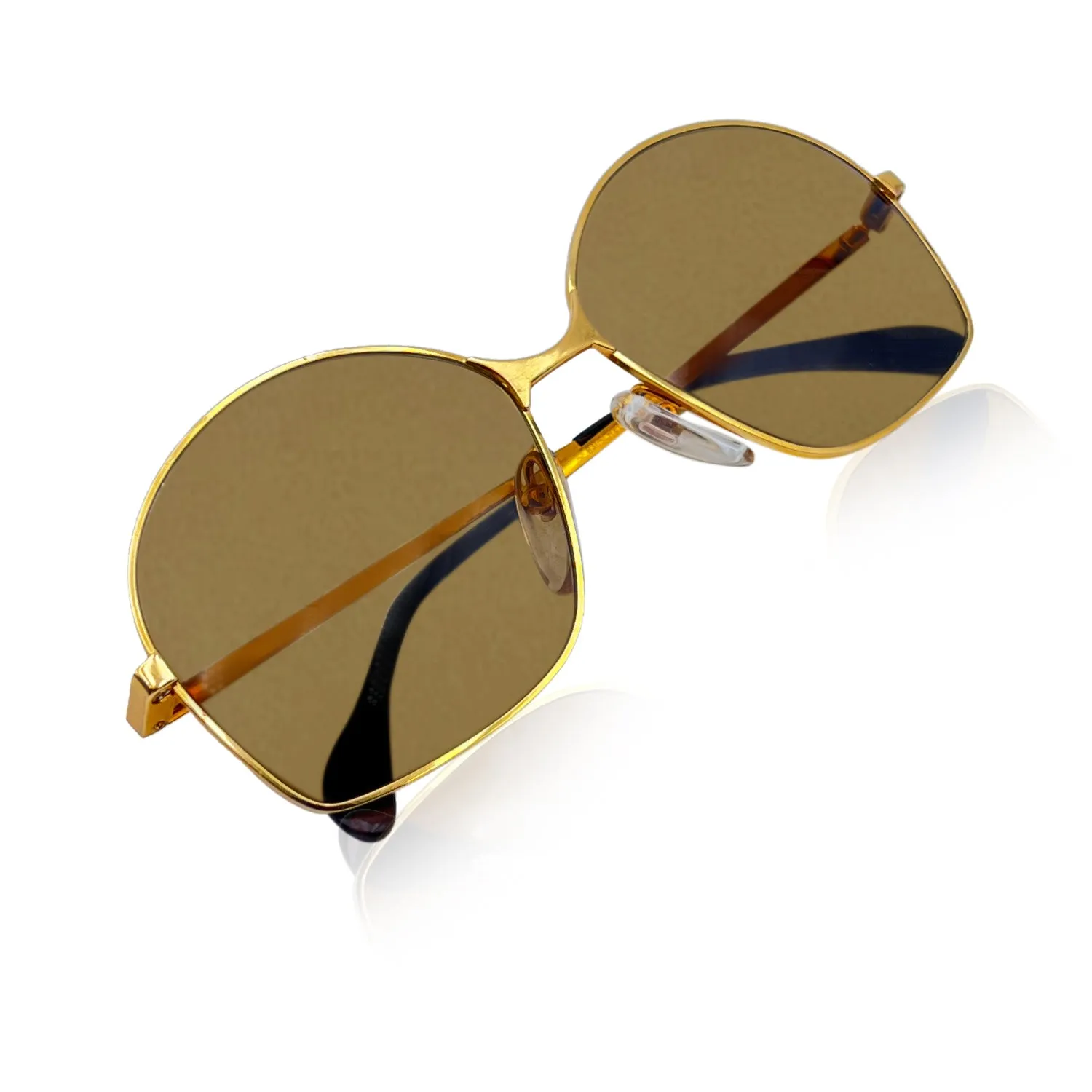 Bausch & Lomb Vintage 70s Mint Unisex Gold Sunglasses Mod. 516