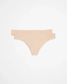 Bonds Womens Seamless Gee 2 Pack - Nude