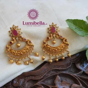 Chandbali Earrings Gold