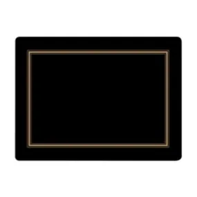 Classic Black Placemats Set of 4