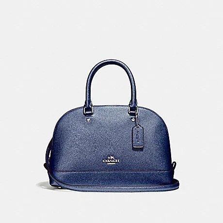 Coach Women's Mini Sierra Satchel SV/Metallic Navy F22315 SVLBI