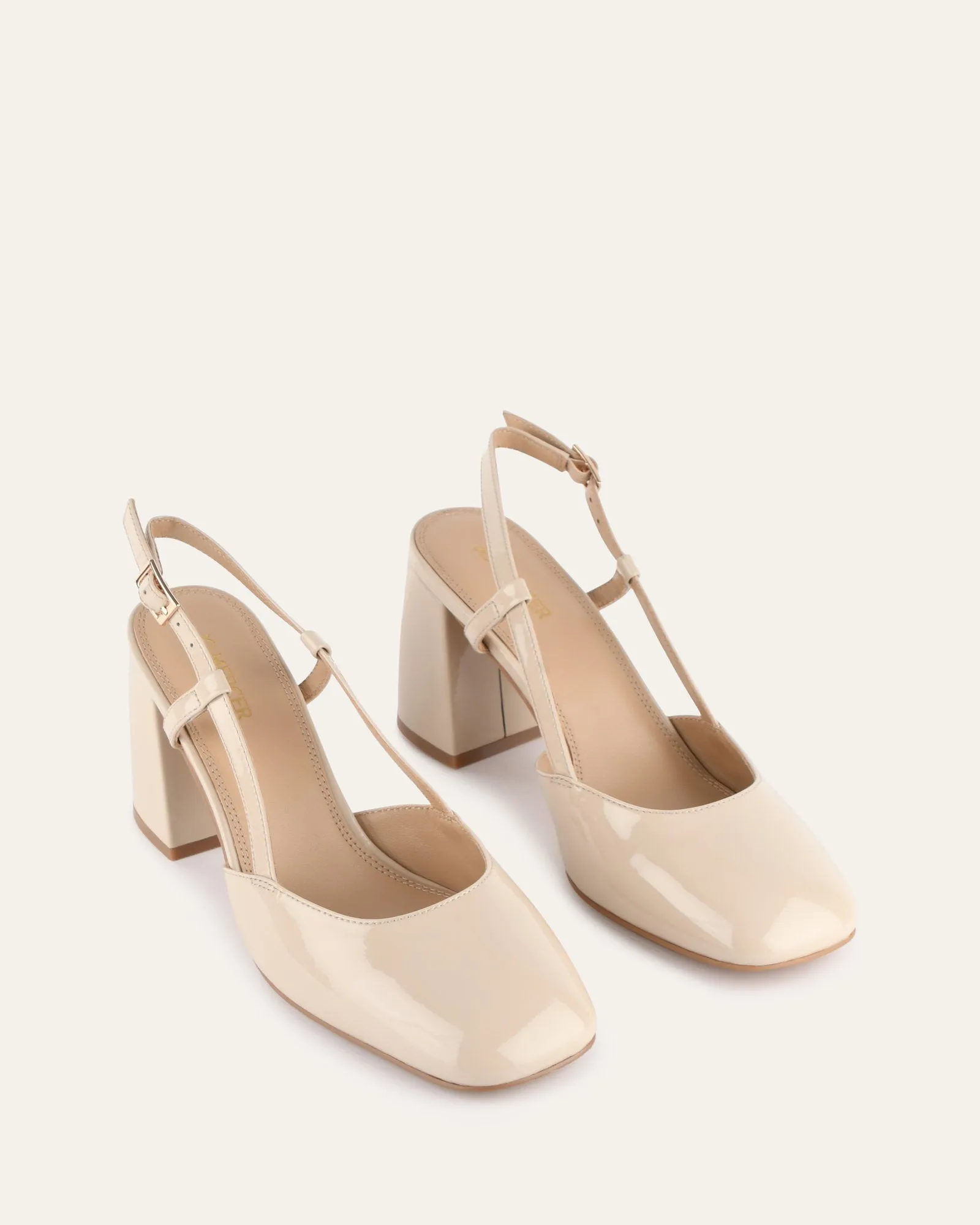 GLORIA HIGH HEELS SAND PATENT