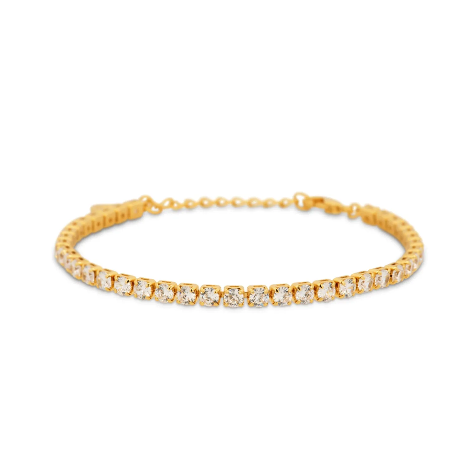 Gold Tennis Bracelet