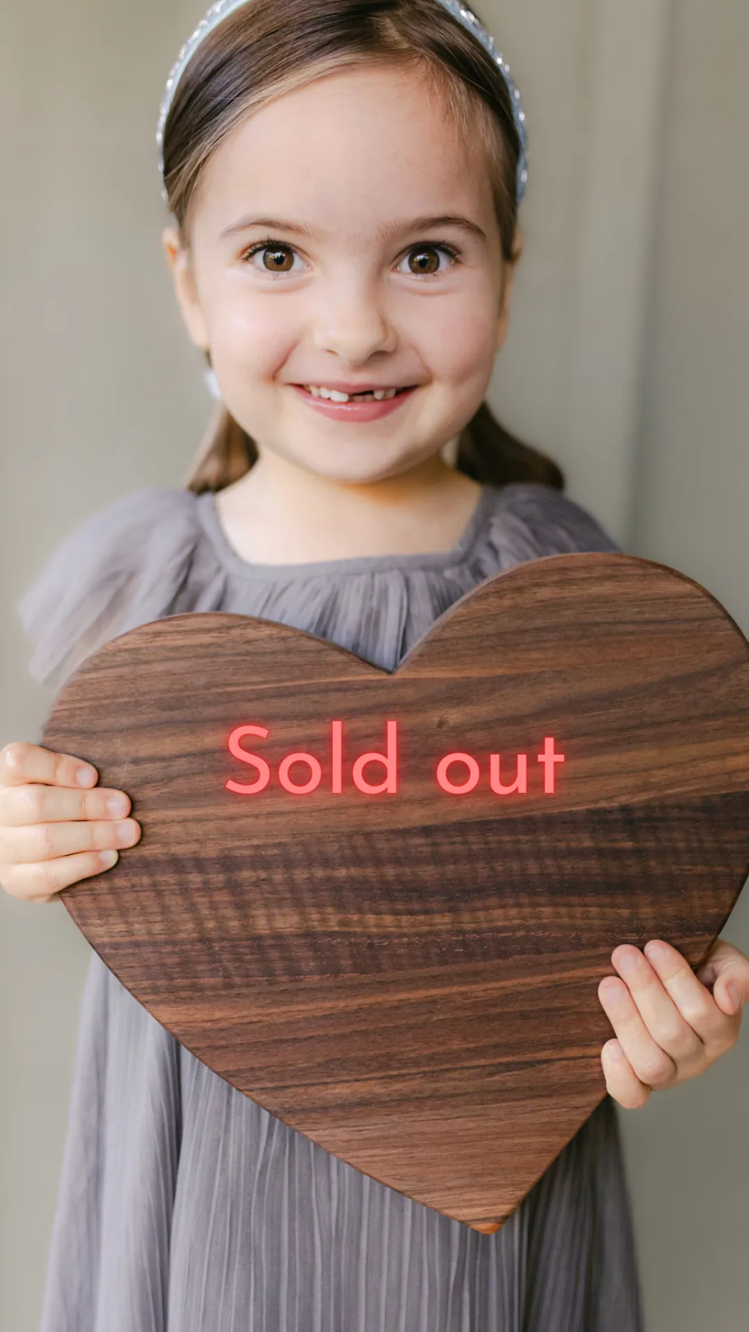 Heart board (Walnut)