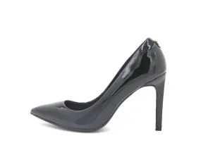 Heidi Pointed Toe Pump - Black Patent Leather