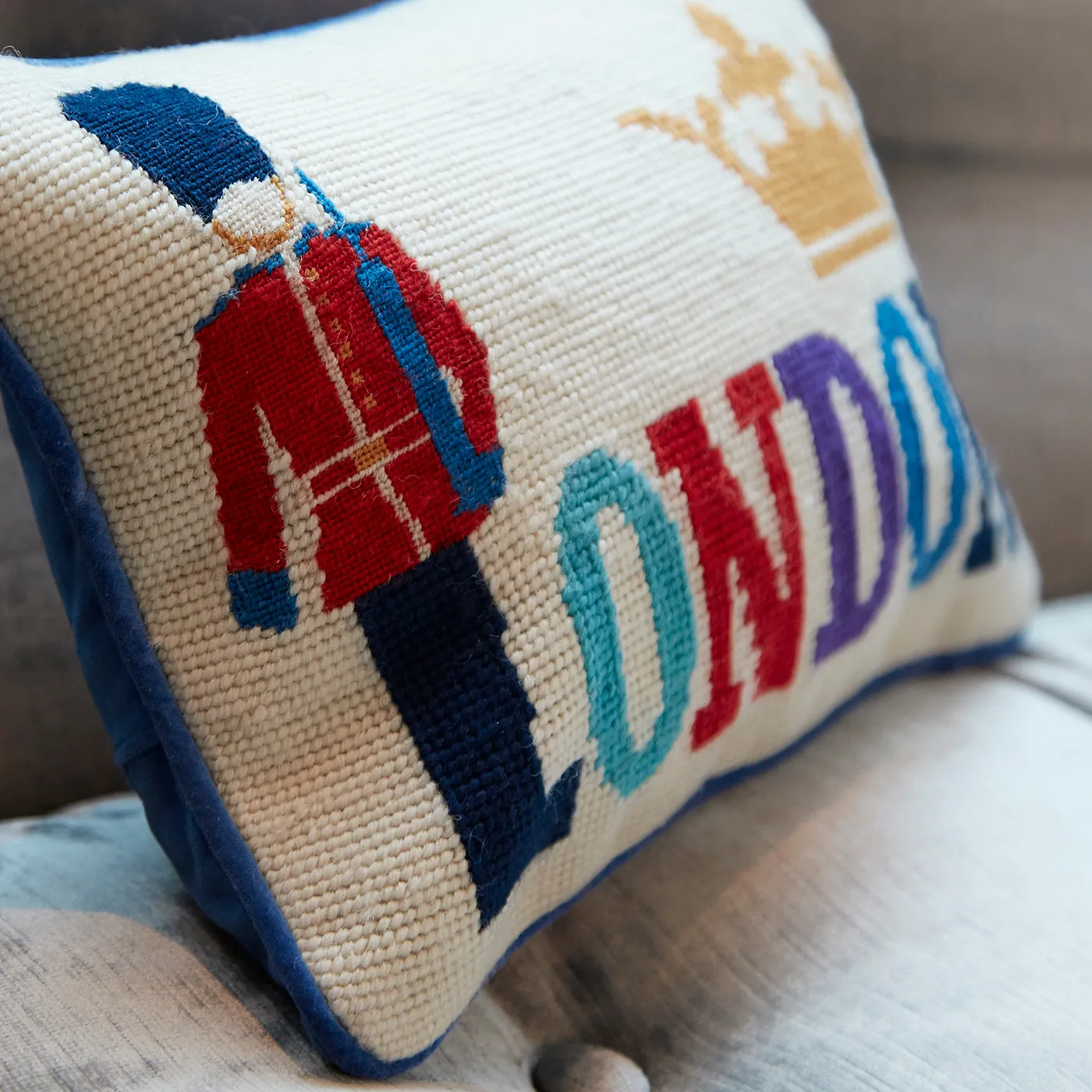 Jet Set London Pillow