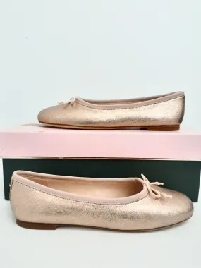 Kate Spade Women's Honey Metallic Rock Suede Flats Size 6 B