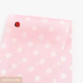 Ladybird Polka Dot Poly Twill - Candy