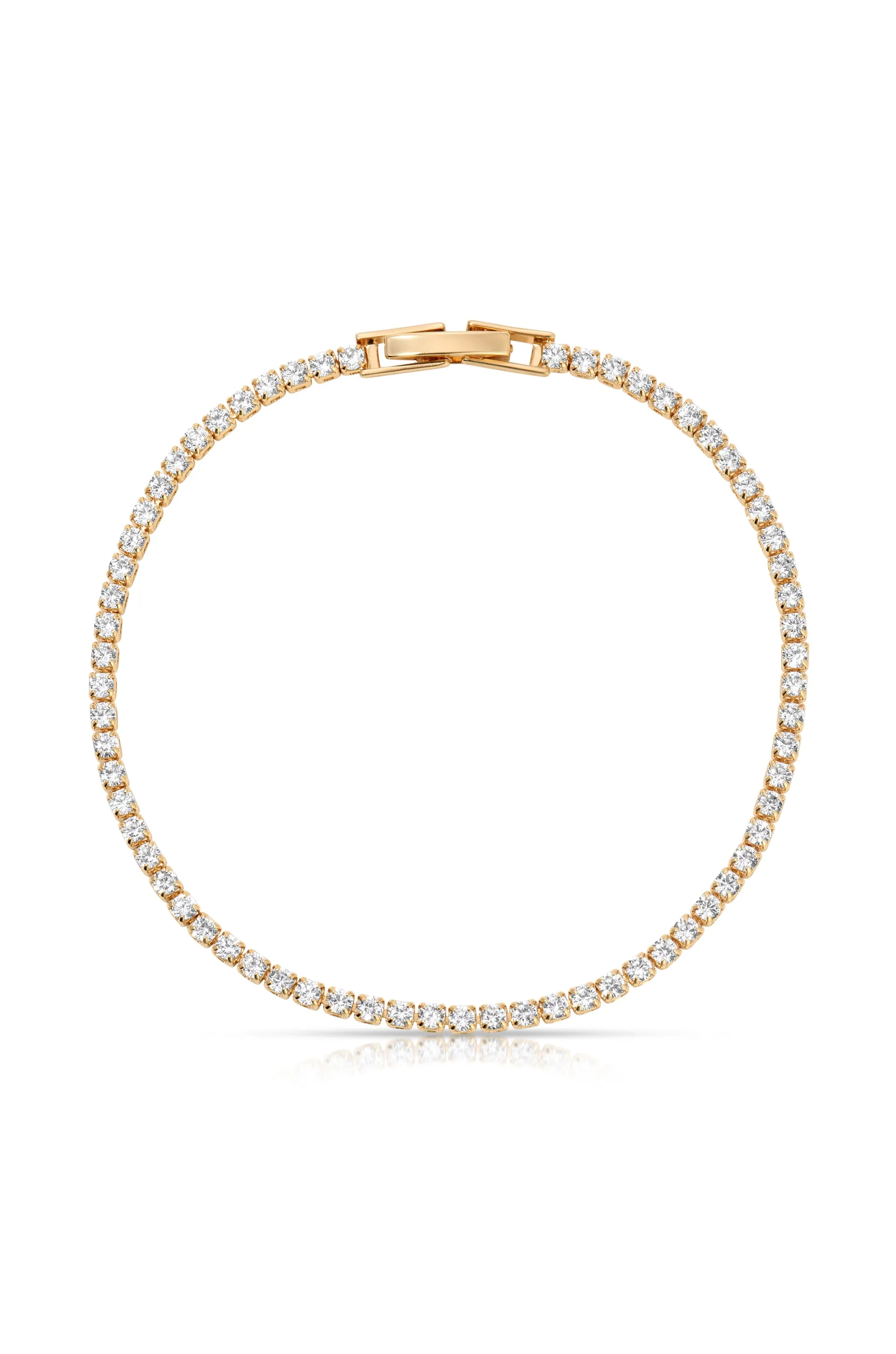 Minimalist Crystal Tennis Bracelet