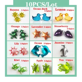 New Bath Oil Beads Floral Fragrance Bath Pearls SPA Massage Oil Essential Skin Repair Moisturizing Family Travel Supplies 10Pcs