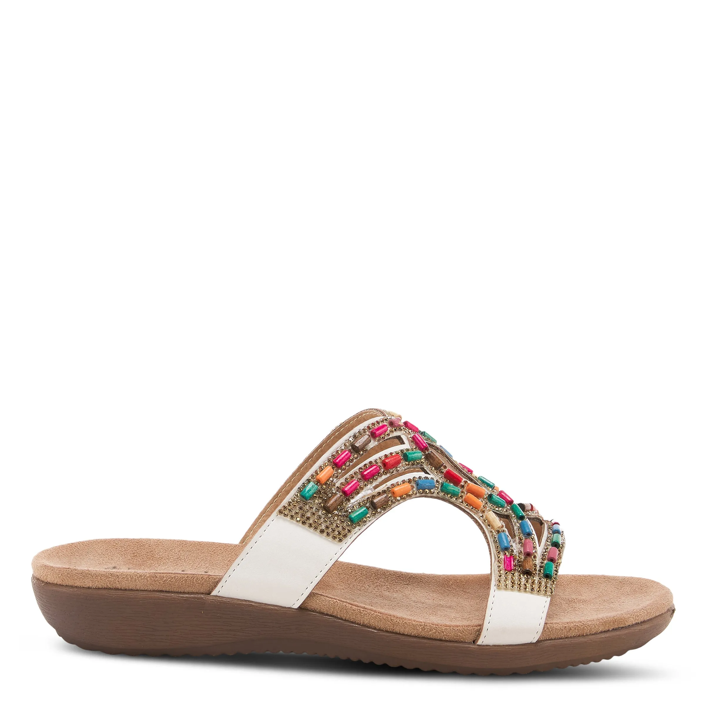 PATRIZIA TWIRLING SLIDE SANDALS