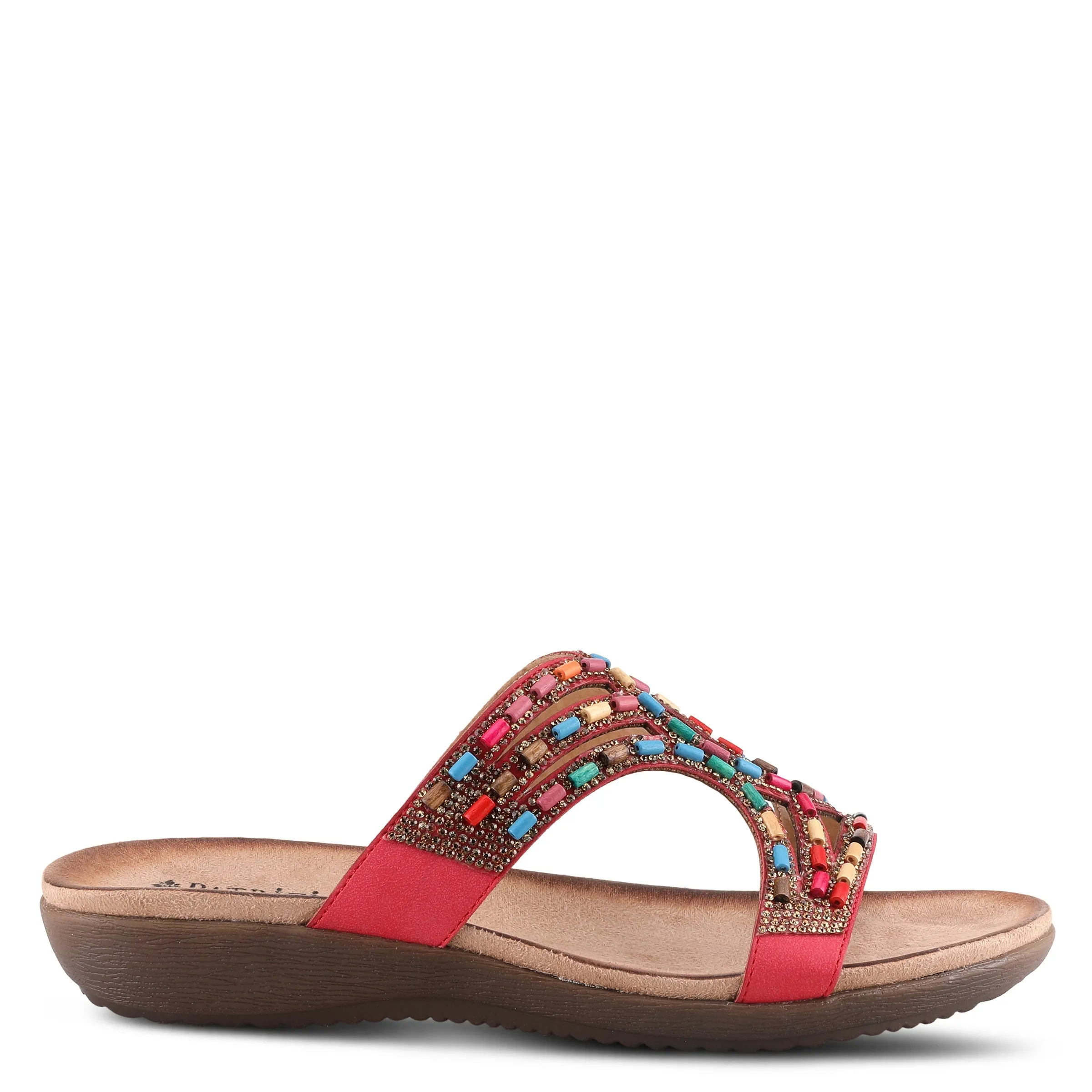 PATRIZIA TWIRLING SLIDE SANDALS