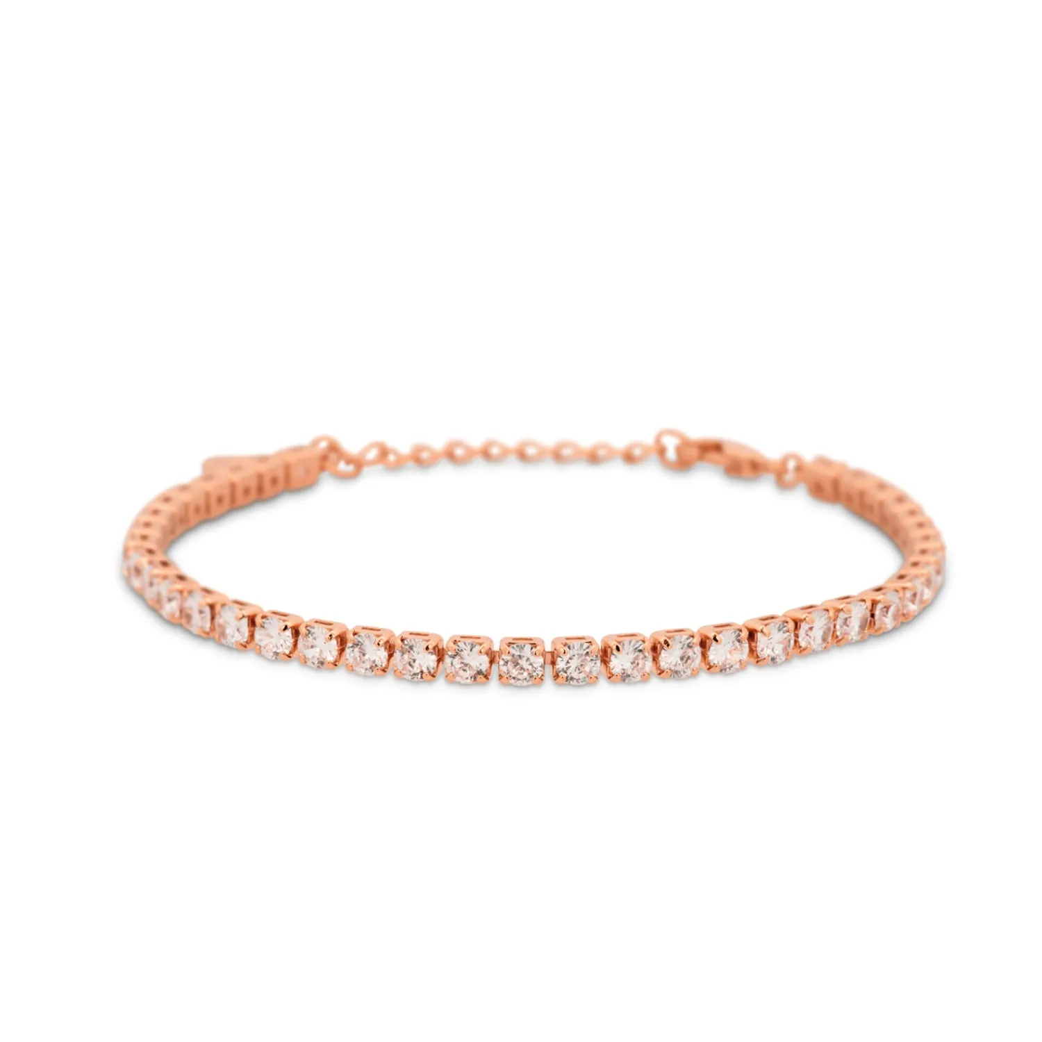 Rose Gold Tennis Bracelet