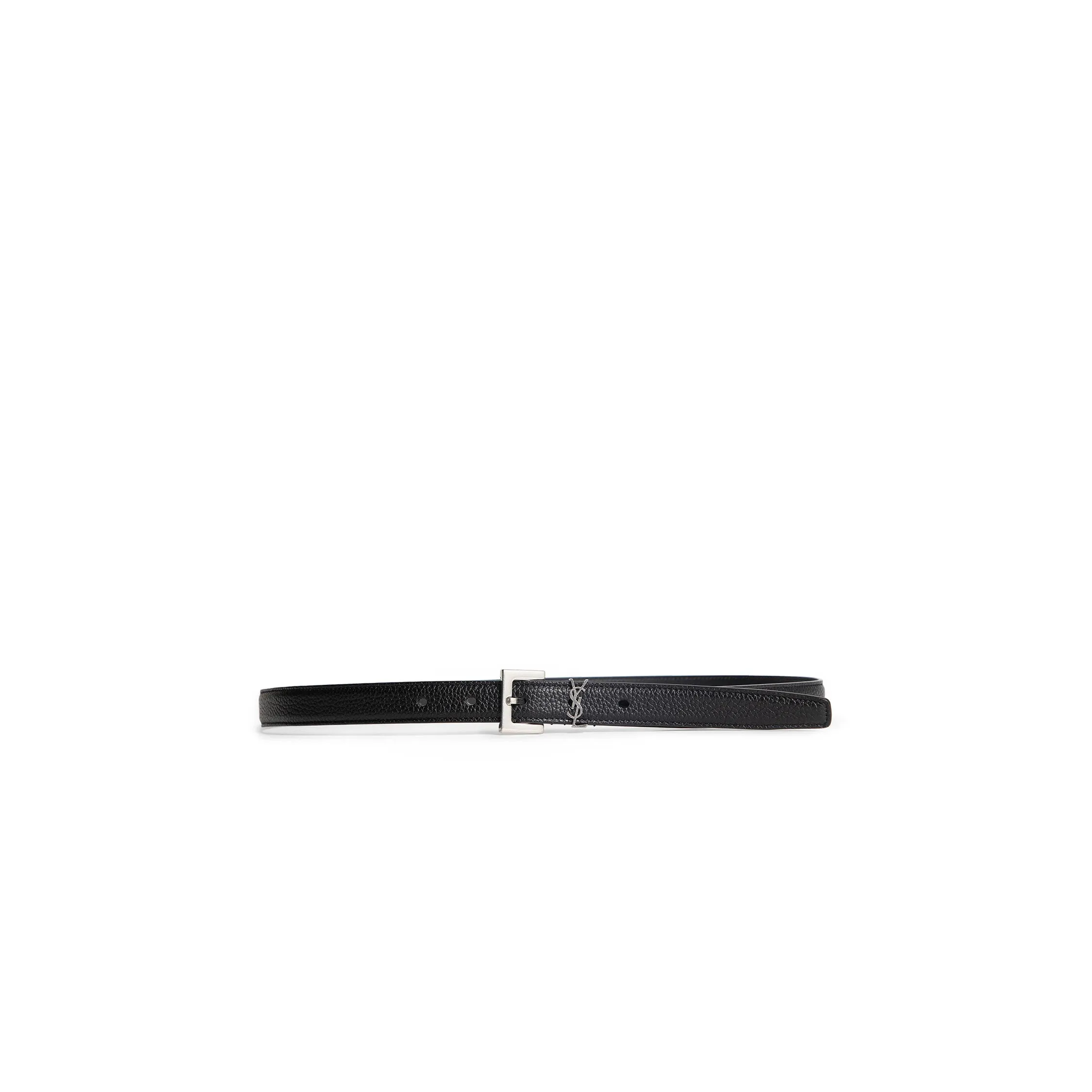 SAINT LAURENT MAN BLACK BELTS