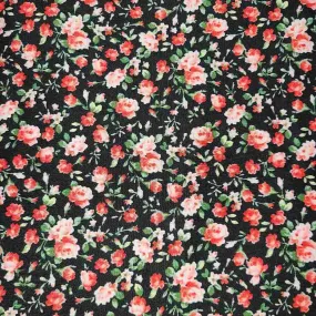 SUPER SOFT POLYESTER SPANDEX DBP / DTY BRUSHED SMALL FLORAL [NFF200220-009]