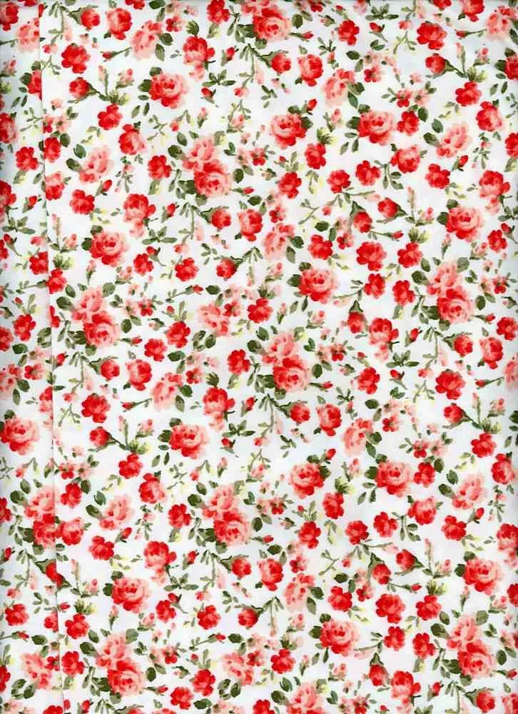 SUPER SOFT POLYESTER SPANDEX DBP / DTY BRUSHED SMALL FLORAL [NFF200220-009]