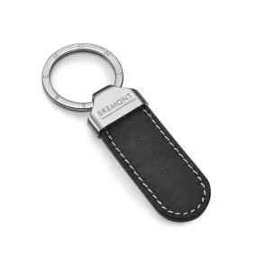 Whittle Leather Key Fob - Black